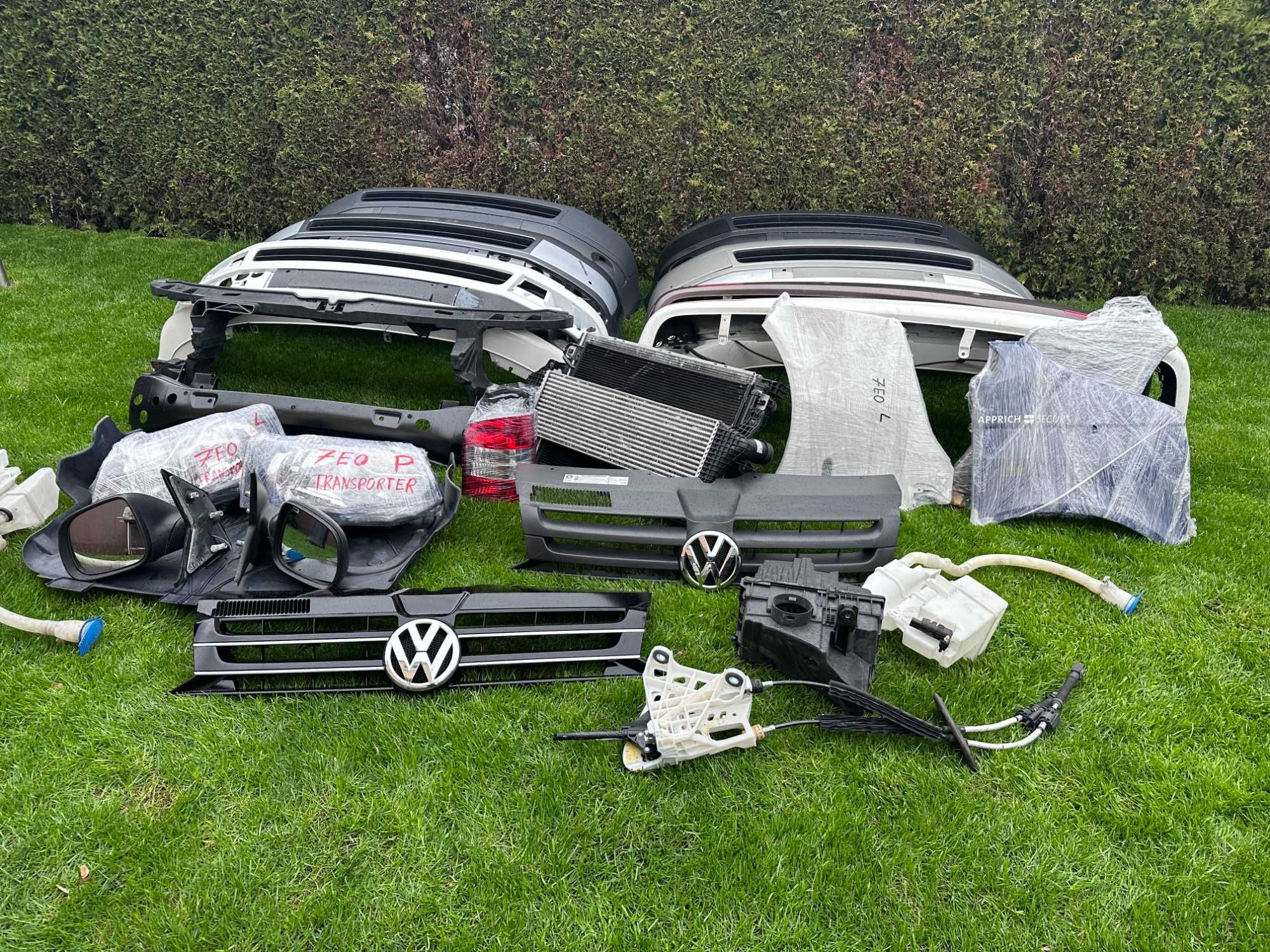 vw t5 lift multivan transporter zderzak lampy