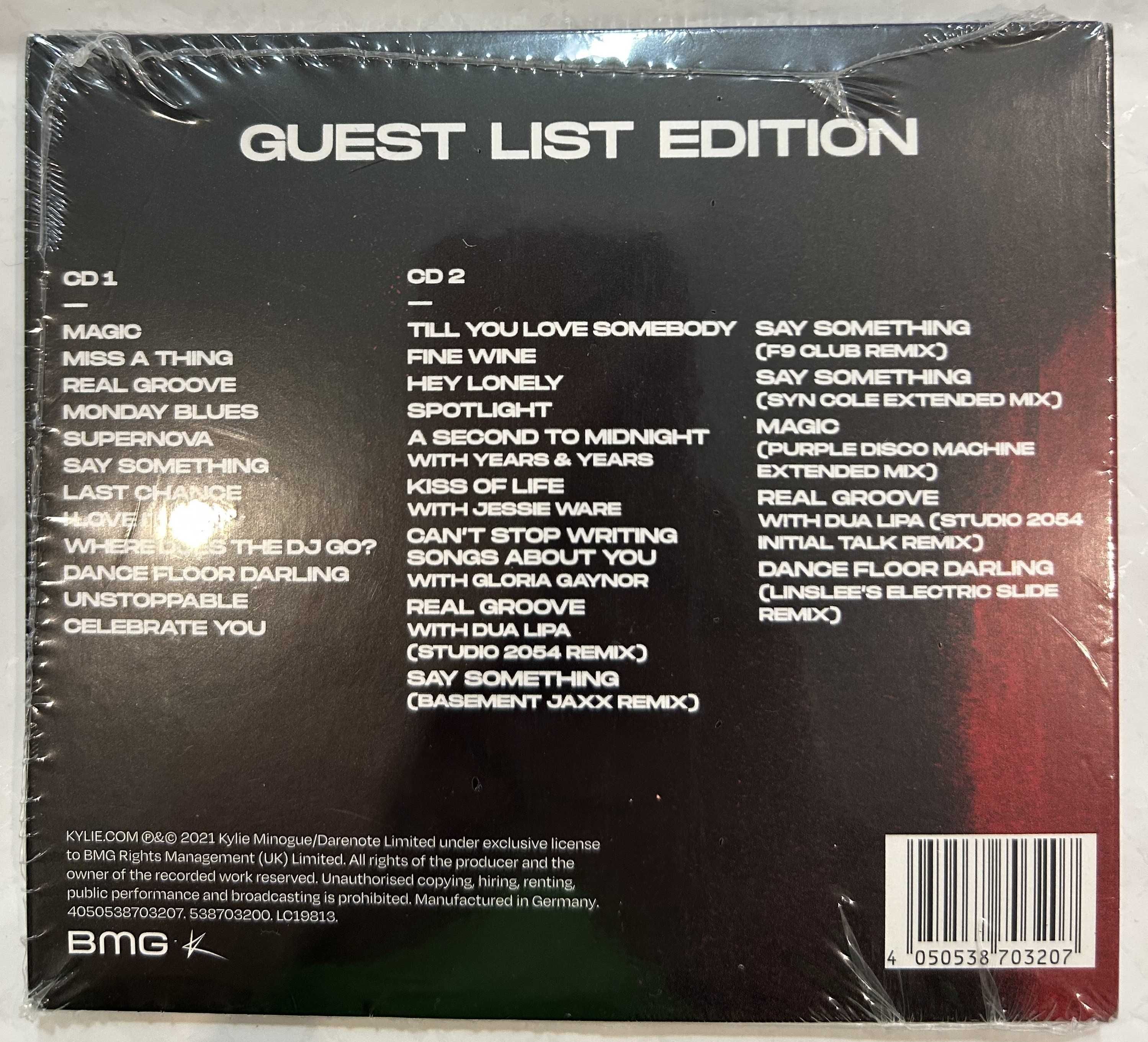 Kylie Minogue Disco 2CD Guest List Edition nowa w folii