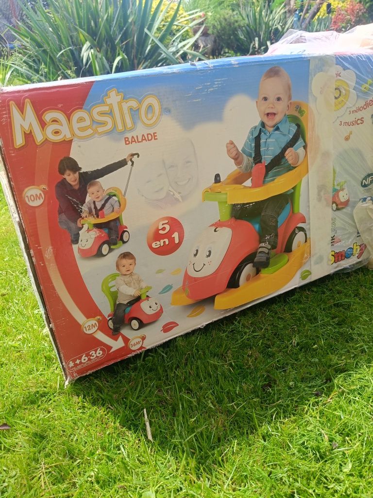 Smoby jak nowy maestro auto chodzik jeździk