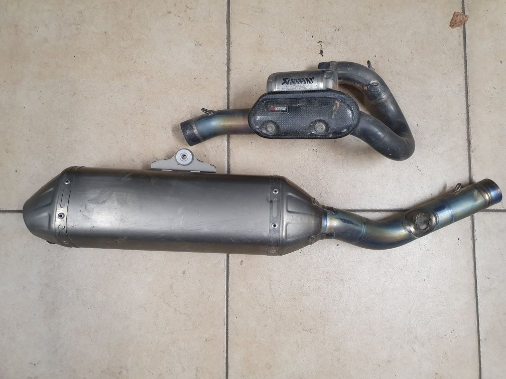 Tłumik Akrapovic kolanko Ktm Sxf Sx Exc układ wydechowy