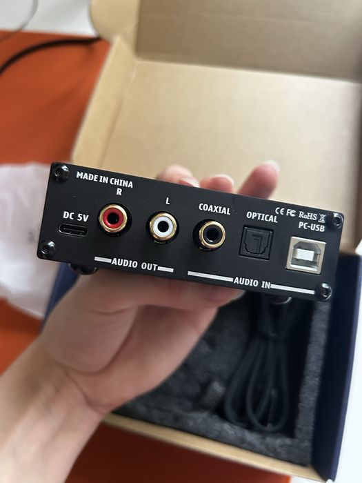 Підсилювач для навушників ЦАП Fosi Audio Q4 Mini Stereo USB