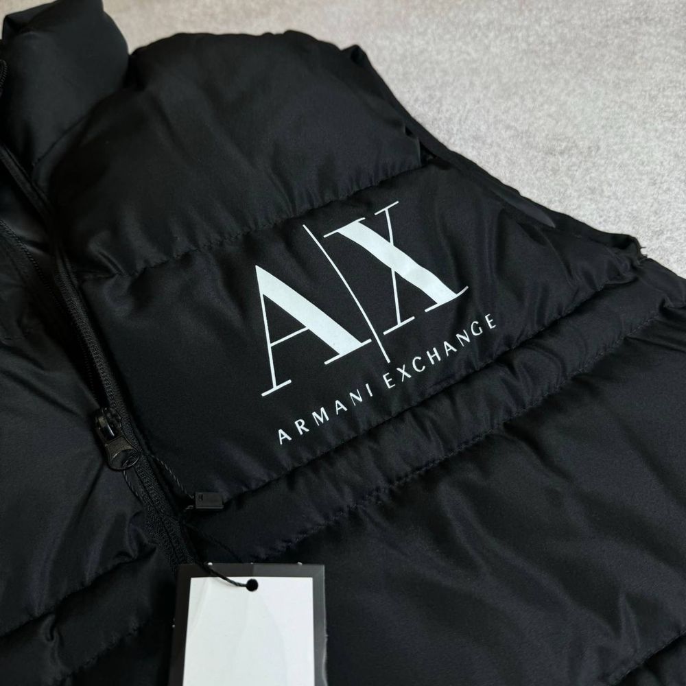 NEW SEASON! Мужская жилетка Armani Exchange черного цвета разм S-XXL