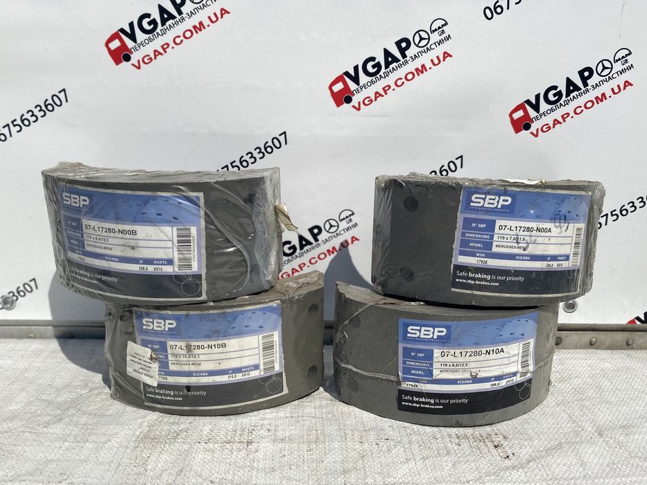 Тормозные накладки Mercedes 814