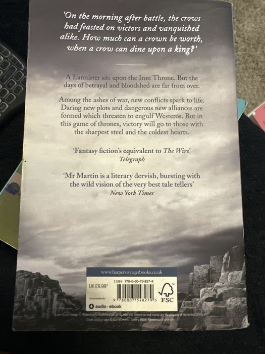 Livro a feast for crows