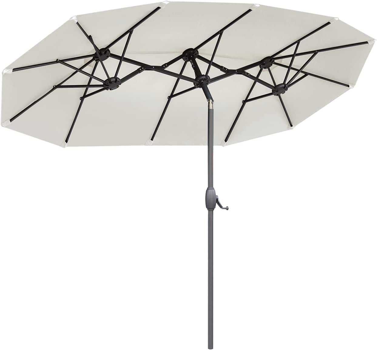 зонт зонтик тент навес Sekey 150 x 300 см Алюмінієва подвійна парасоля