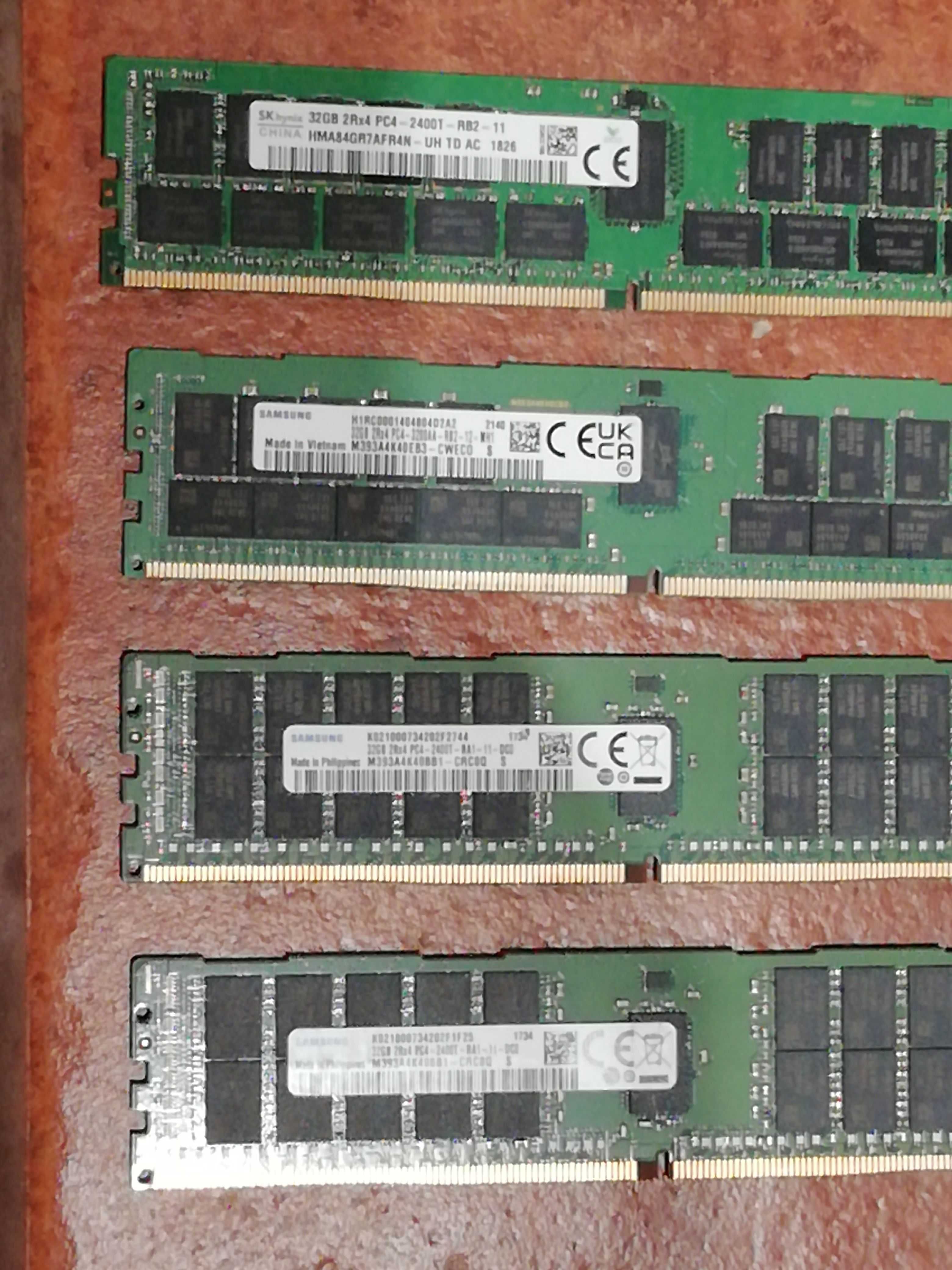 Pamięć DDR4, 32/64GB ECC (serwerowa)