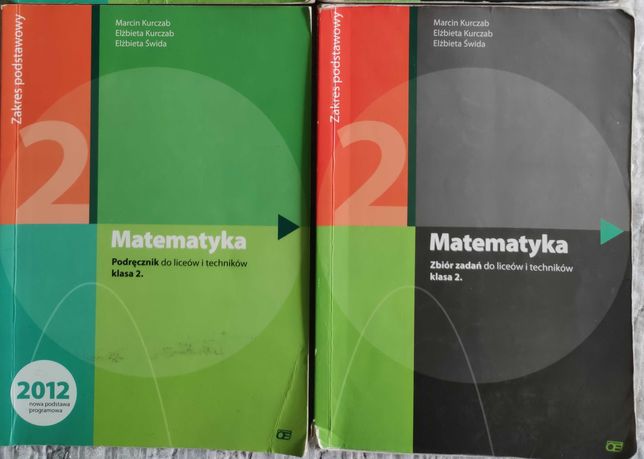 Matematyka 2 Kurczab Podręcznik+Zbiór Zadań