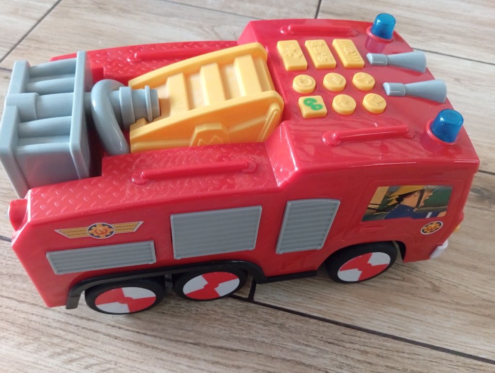 Strażak Sam dickie toys auto jupiter sam jeździ