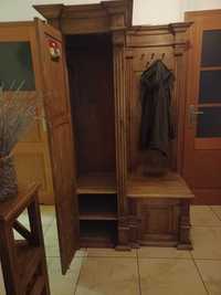 Garderoba z drewna woskowanego  do przedpokoju