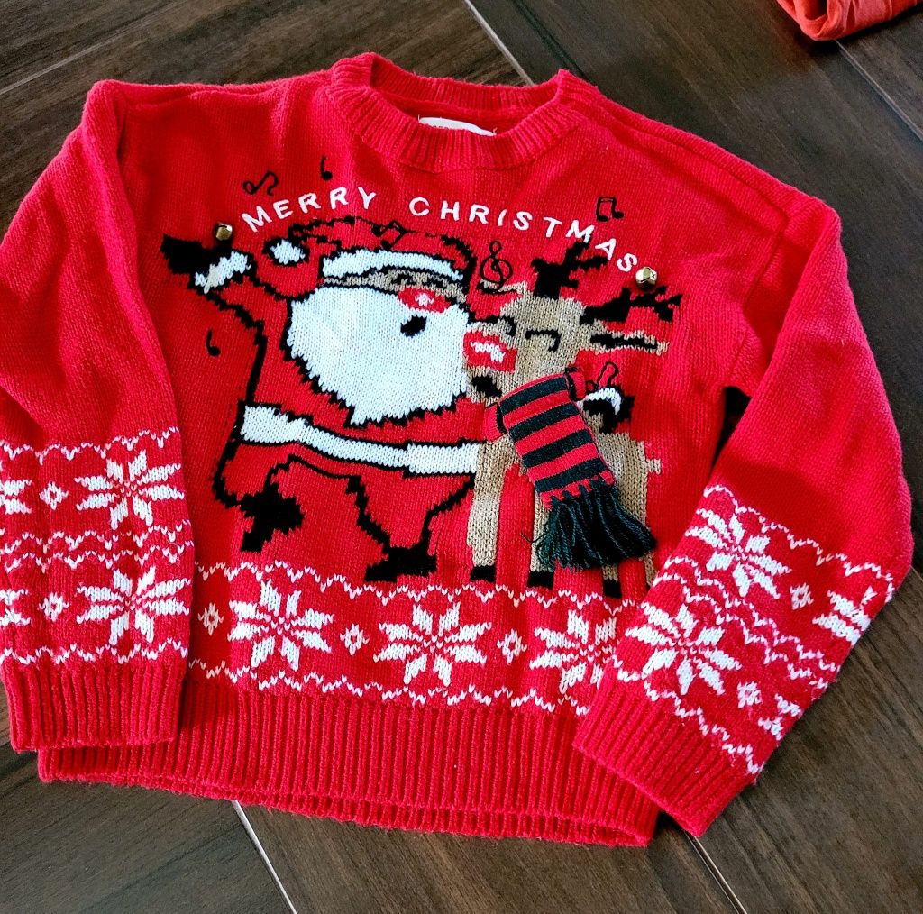 Sweter świąteczny dla chłopca