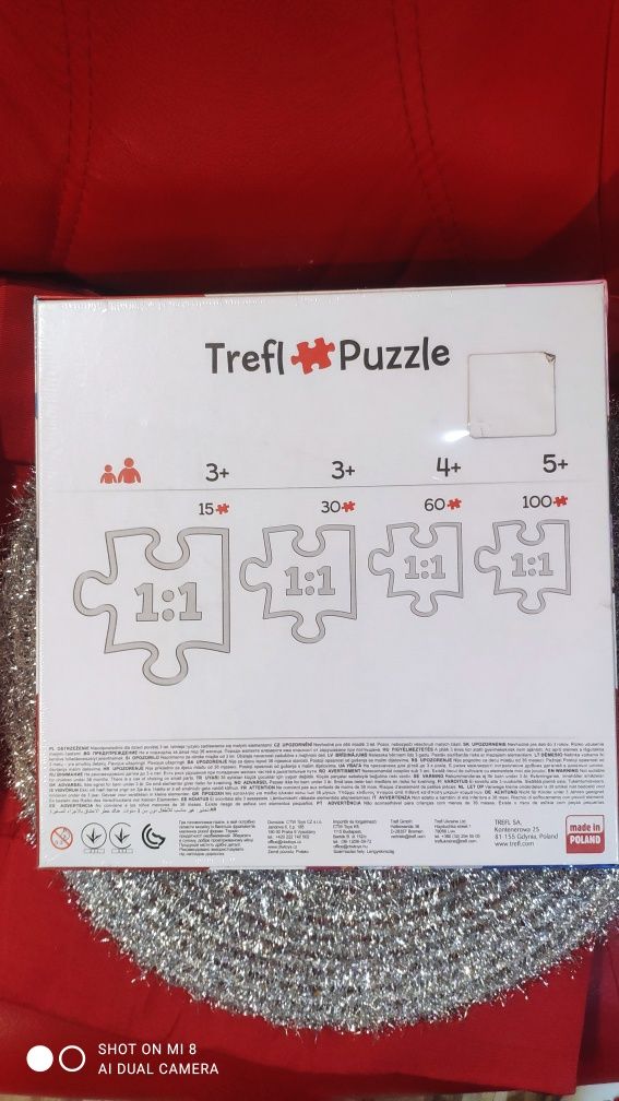 Puzzle Frozen 3 w 1 „Trefl”