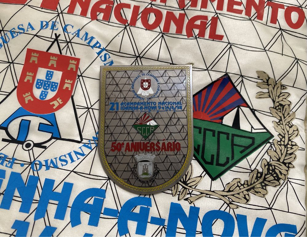 Galhardetes crachás diversos Clubes Campismo Acampamentos antigos