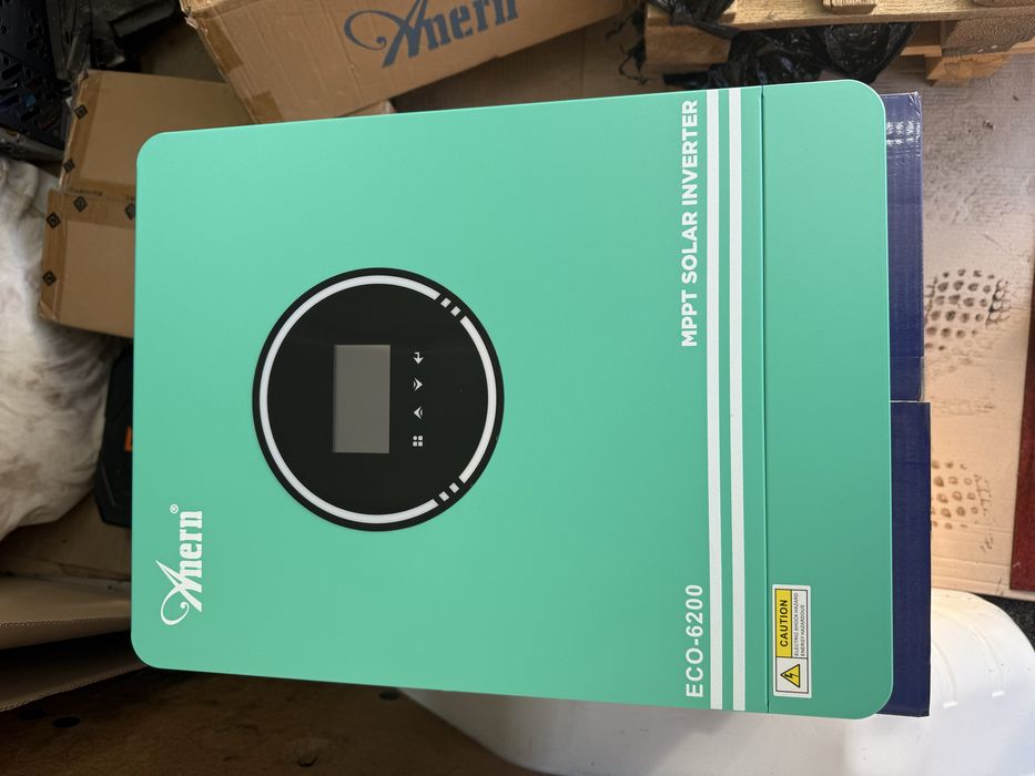 Гібридний інвертор, гибридный инвертор 6.2 кВт.  Anern 6200w