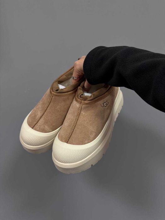 Угги UGG Tasman Waether Hybrid Slipper Beige / уггі Тасман Везер бежев