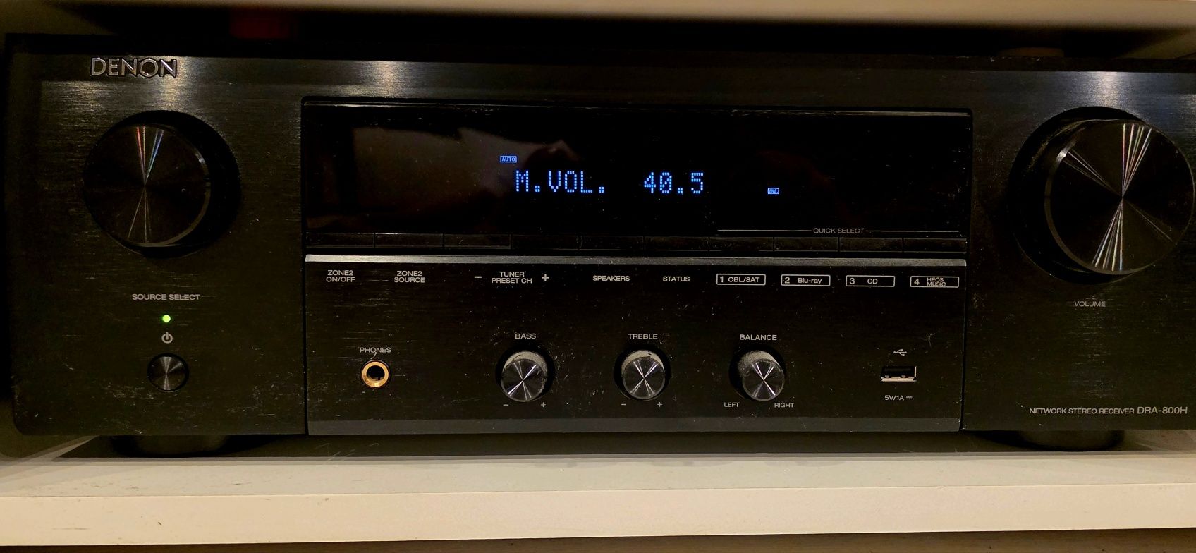 Zastaw stereo Denon DRA800H Glosniki i subwoofer Klipsch R28F