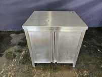 Bancada em inox para forno