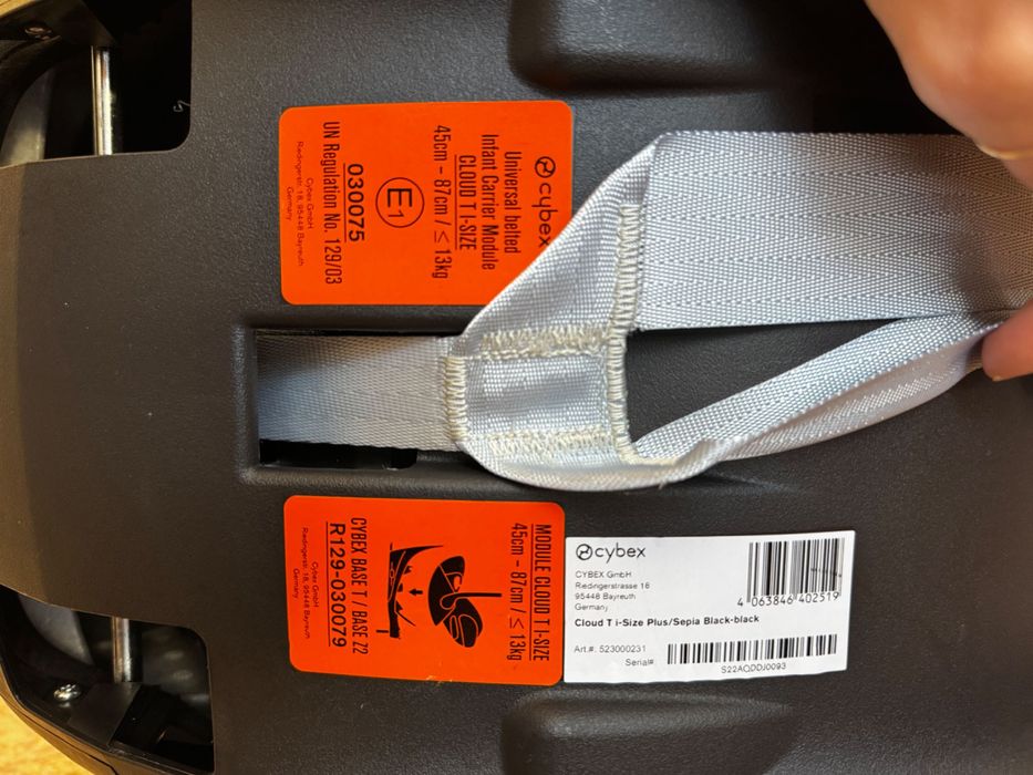 Nowy fotelik Cybex Cloud T i-size Plus (wersja premium) + baza T