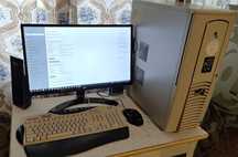Компьютер Intel Xeon E5, DDR3 16Gb, SSD 120, HDD 1Tb есть монитор LG24