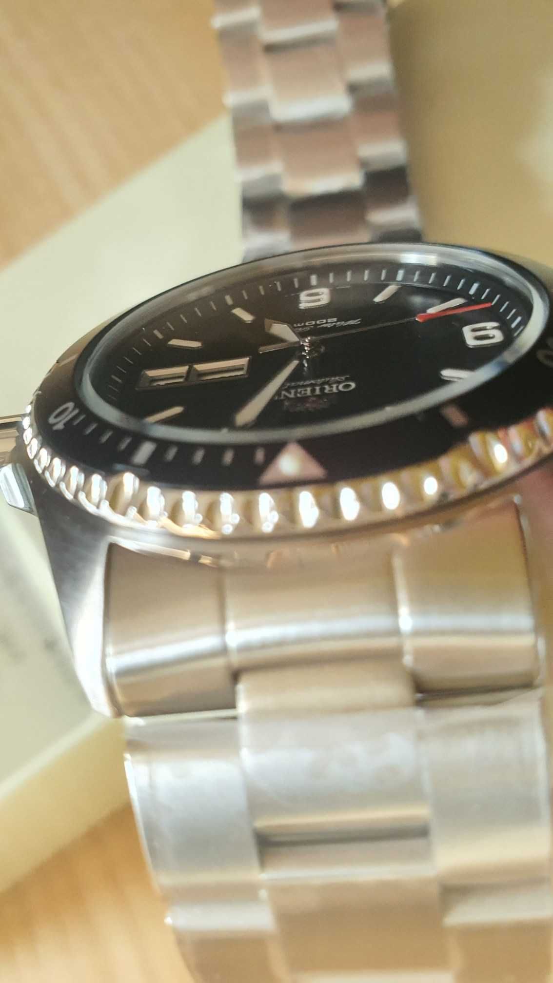 [NOWY] Orient MAKO II czarny automat szafir (SAA02001B3) japoński