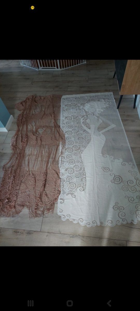 Firanka panel kobieta