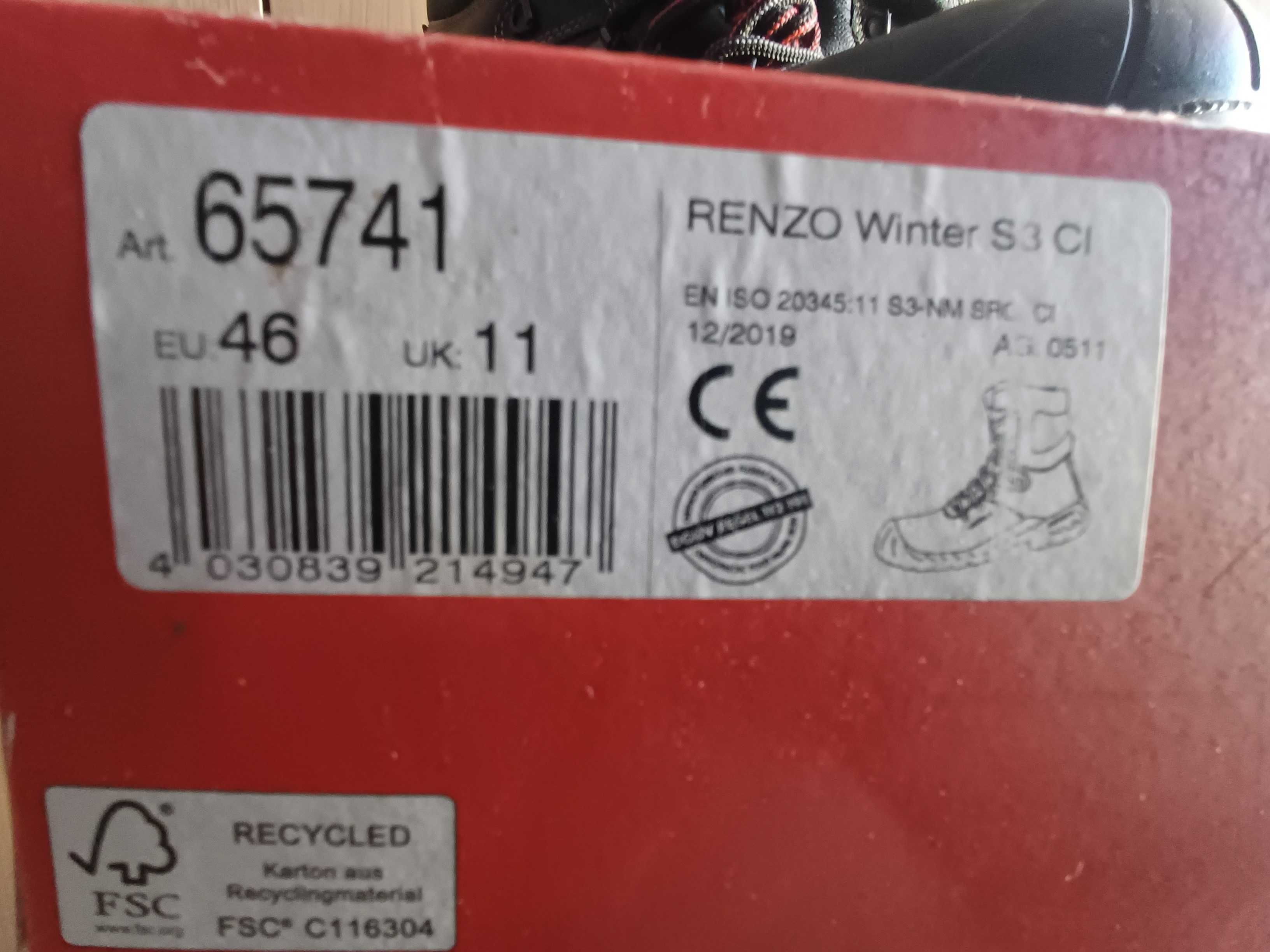 Buty robocze ELTEN Renzo Winter Nowe r 46