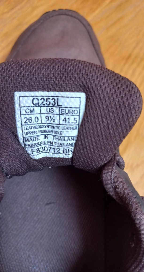 Buty sportowe skórzane brąz Asics Gel Nebraska Eu 41,5
