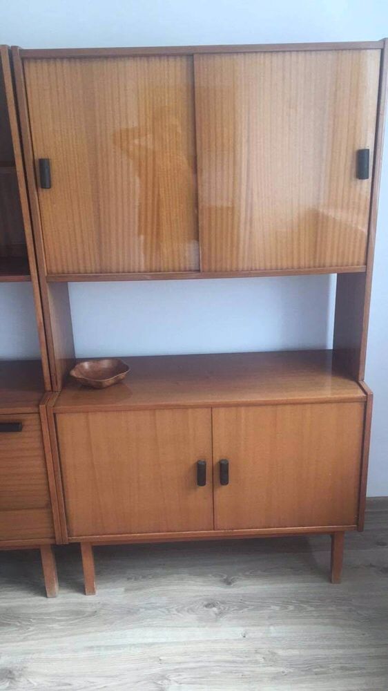 meble stolik prl regał witryna vintage