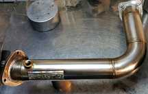 Długi dwuczęściowy Downpipe 3 cale Saab 9-3 2.8t V6 Opel Z28net