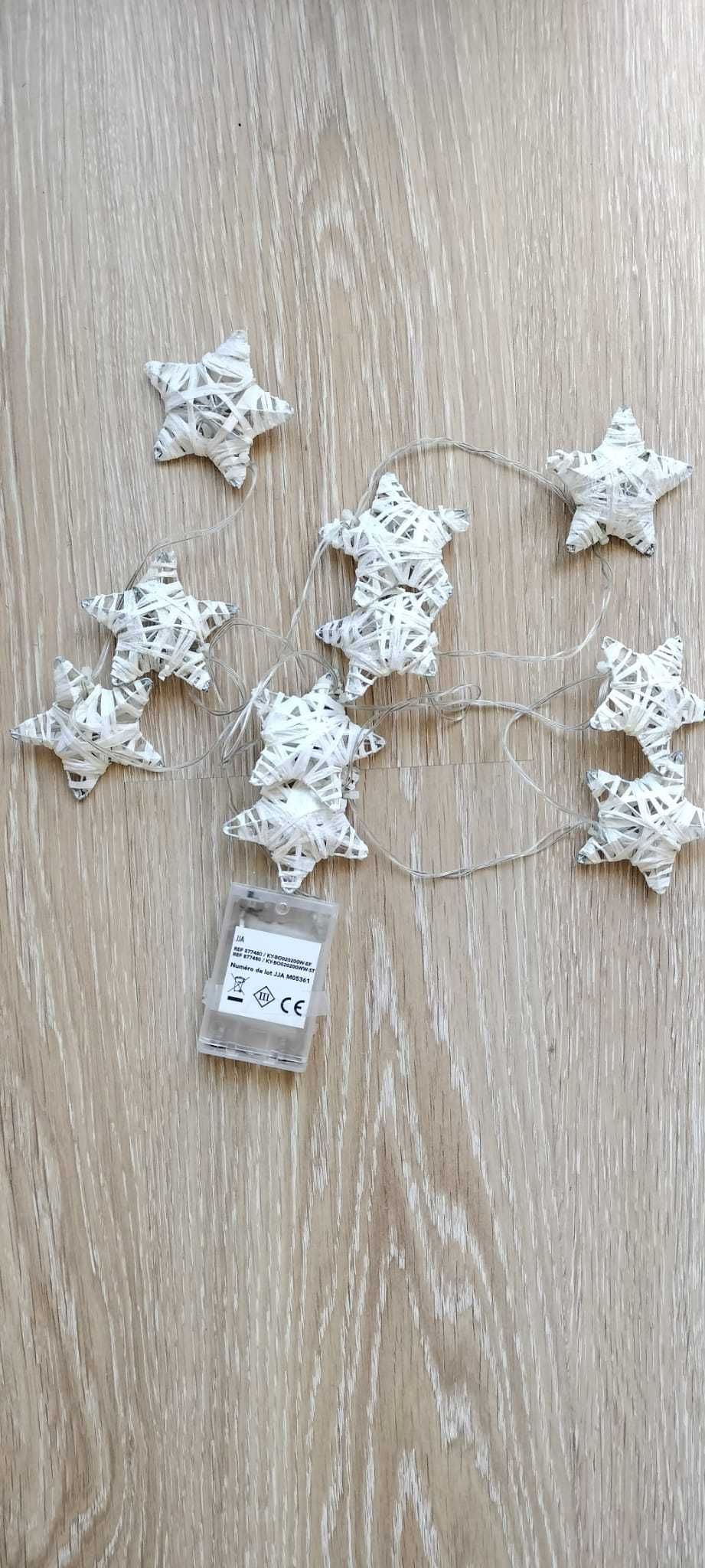 Luzes Estrelas Árvore Natal