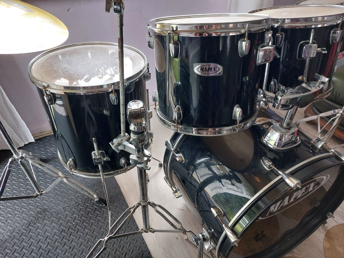Mapex V + Zildjian podwójna stopa