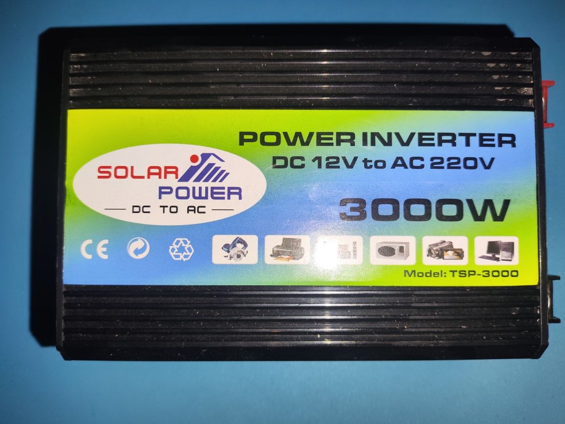 Інвертер solar oower dc to ac 3000w tsp-3000 12v to 220v