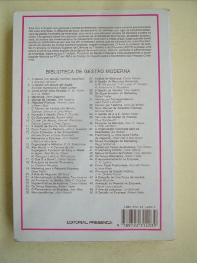 Princípios de Gestão Financeira de H. Caldeira Menezes