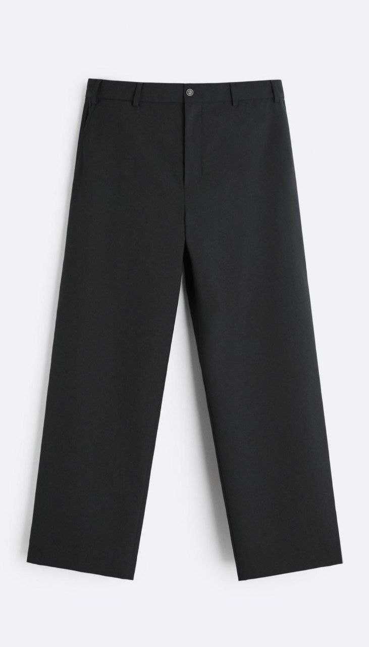 Штани ZARA straight-leg із змішаної вовняної такнини новинка 2025 рік