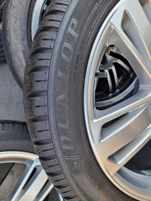 Koła  18cali 5x112 do AUDI A4 B9,AUDI A6 B7 opony DUNLOP