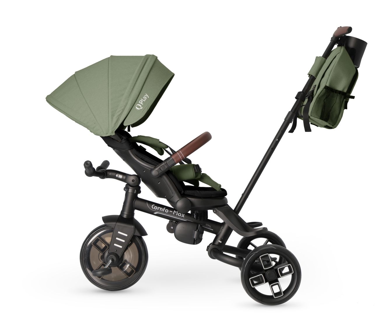 Rowerek Trójkołowy Comfo Max Olive Green Qplay