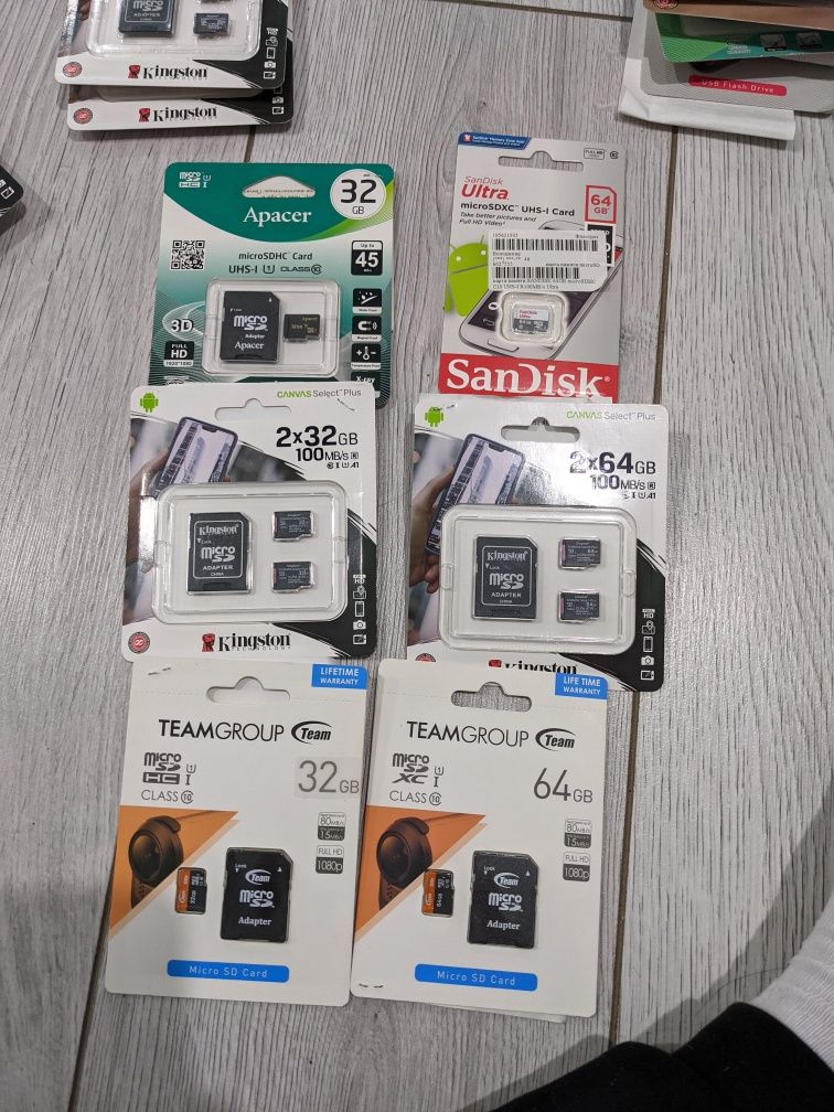 Карта пам'яті microSD,  128 GB Kingston 128USB type C, флешка для мак