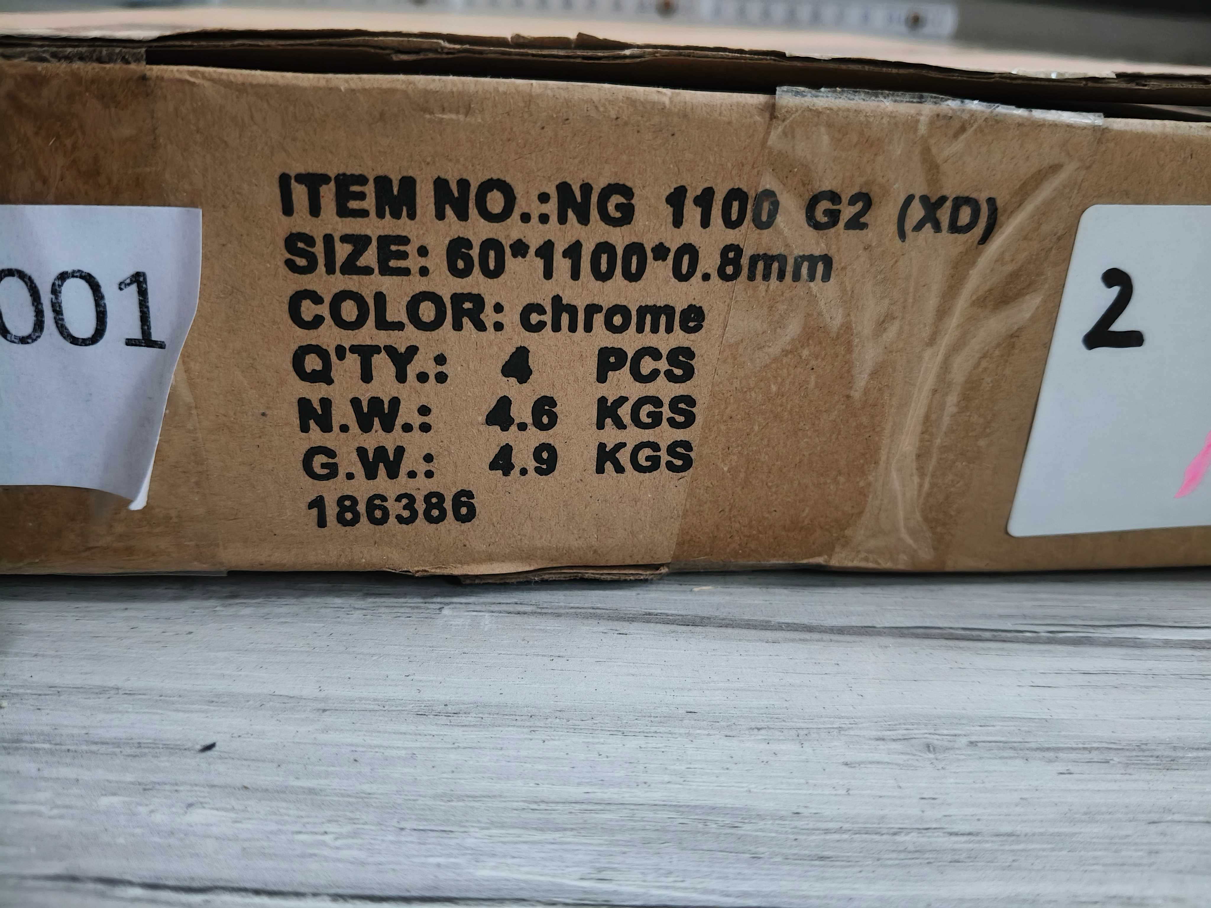 Nogi chromowane 110 cm