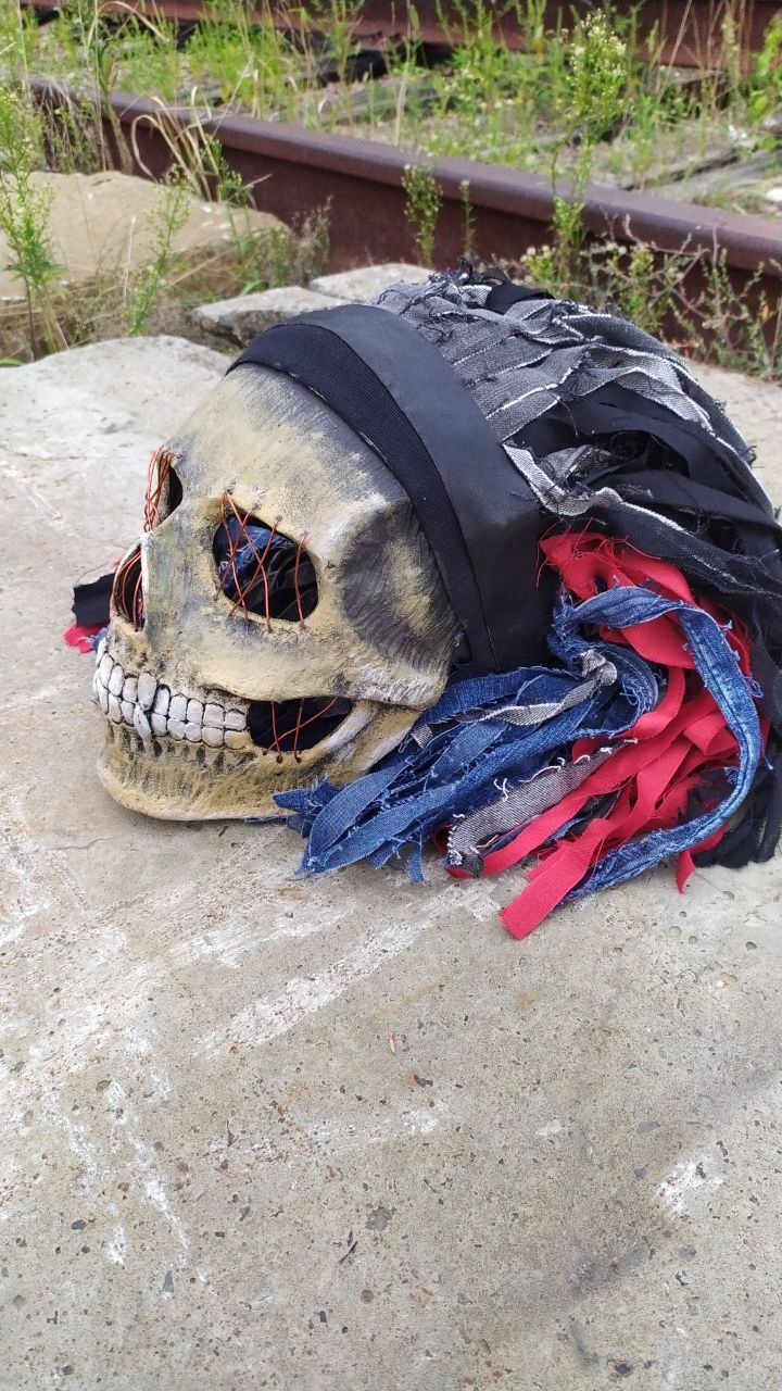 Маска череп, LARP, хэллоуин, helloween