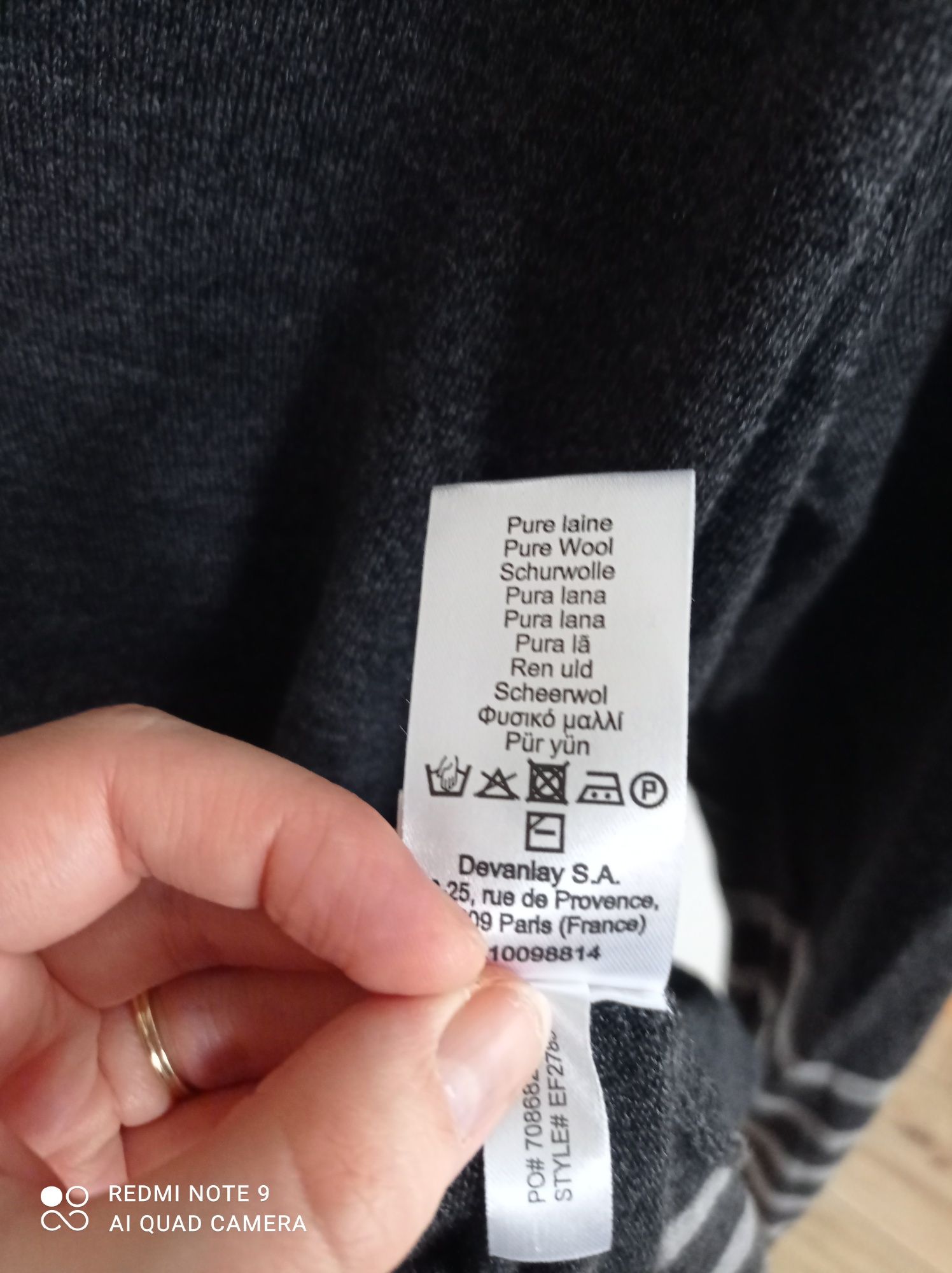 Sukienka Lacoste Merino Extra Fine 40 L Woolmark wełniana
