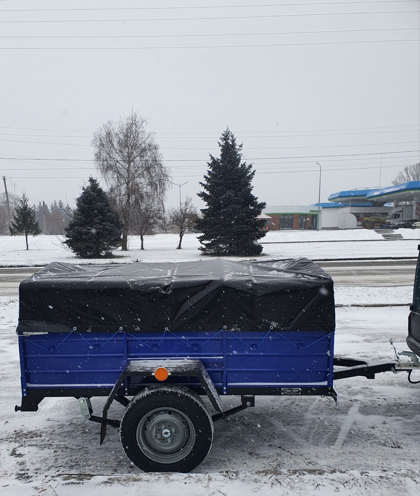 Легковой усиленный прицеп от завода