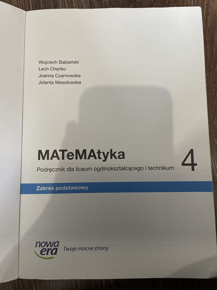 Podręcznik Matematyka 4