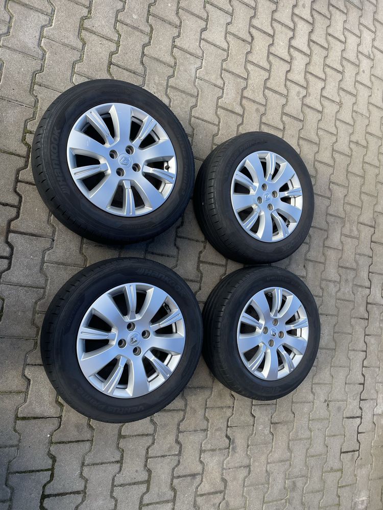 Kola felgi renaut captur 16 calu 4x100 opony 205/60/16 hankook