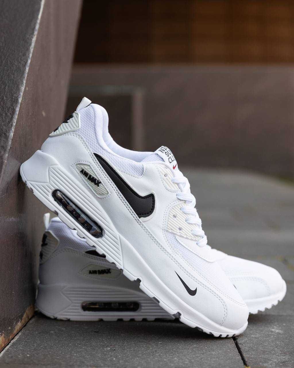 Nike Air Max 90 Чоловічі кросівки весна-літо Найк Еір Макс 90 білі