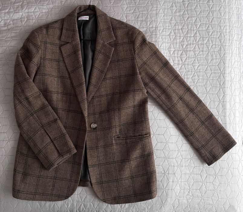 Теплий шерстяний піджак