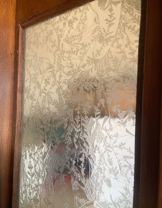 Louceiro / Cristaleira Art Deco vintage com sofá