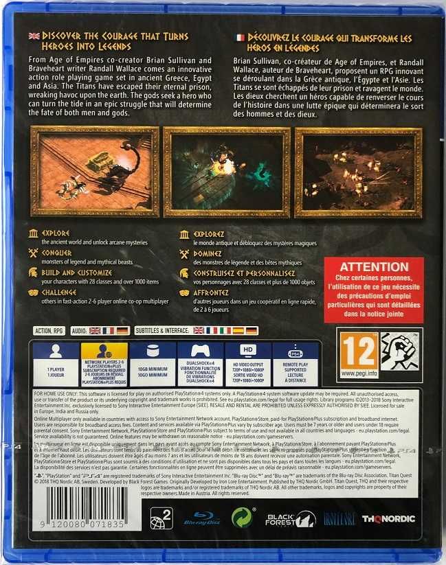 Titan Quest PS4 PL Nowa * Gry Serwis Konsol pady * VideoPlay Wejherowo