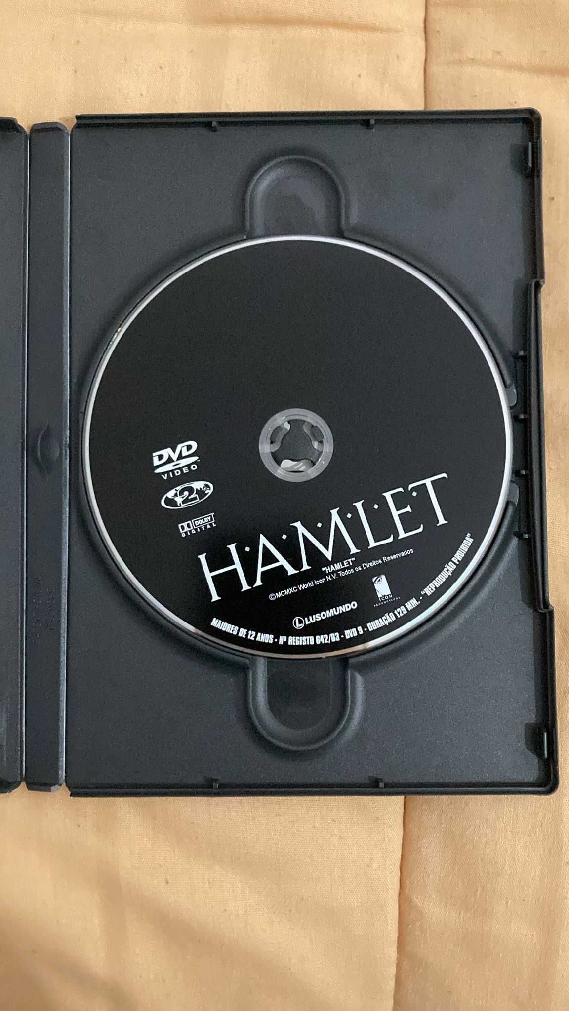 DVD Shakespeare "HAMLET" de Franco Zeffirelli com Mel Gibson