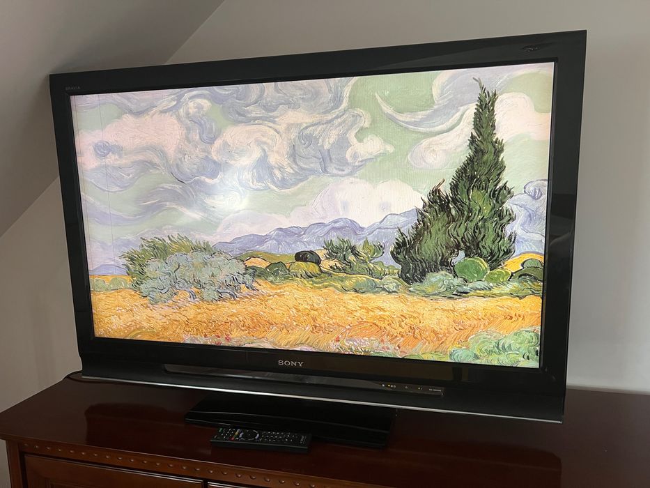 Duży telewizor cyfrowy LCD Sony Bravia 46 cali KDL-46W4500