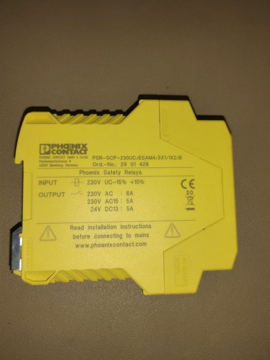 Реле безпеки PSR-SCP-230UC/ESAM4/3X1/1X2/B