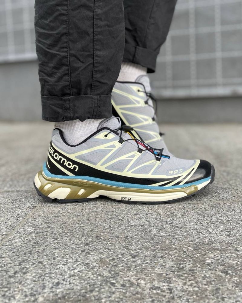 Мужские Кроссовки Salomon XT-6 Lab Blue Beige